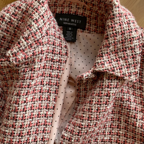 90s Nine West Pink Blush Over Coat Fall/Winter - Picture 4 of 5